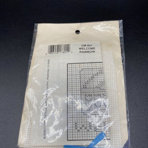 Dale Burdett Welcome Rainbow CM 801 Counted Cross Stitch New Sealed - Picture 6 of 9